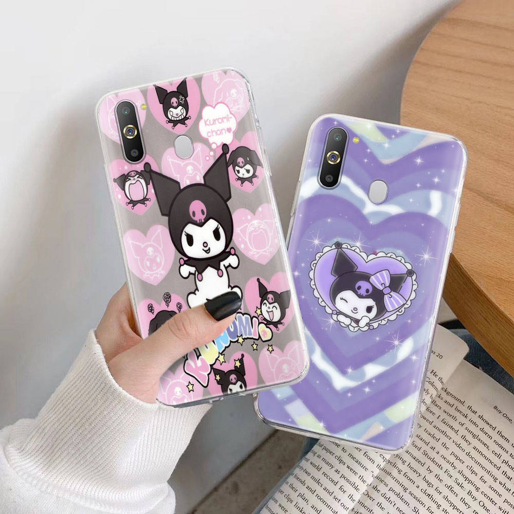 Transparent Case for Samsung A04 A14 A23 M33 M53 Realme 10 9 C35 C55 VIVO X80 Infinix Hot 30 Note 11 Tecno Spark 8P Pro L-15 Kuromi