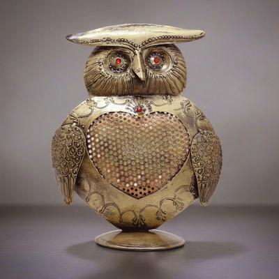 Eule Tischaufsteller Ambiente-verbessernd Fesselndes Storytelling Teelichthalter für Heimdeko, Durchdachtes Geschenk (Eule)