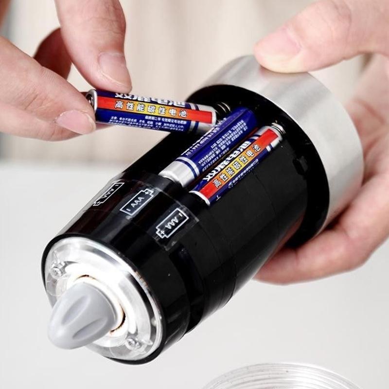 Electric Pepper Grinder Salt And Pepper Grinder Adjustable Coarseness Spice Mill With Led Light Kitchen Tool