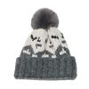 Autumn and Winter New Mohair Wool Hat Cold Hat Retro Geometric Rhombus Knitted Hat for Men and Women 2025