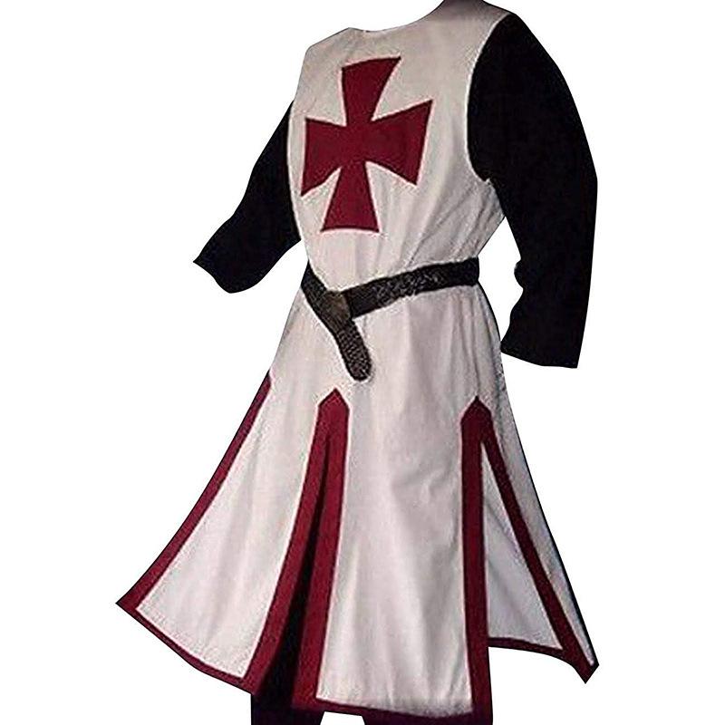 Medieval Crusader Knight Cloak and Jacket Cosplay Costume