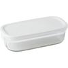 Iwaki Pack & Microwave Storage Containers, Square, 3-Piece Set, White