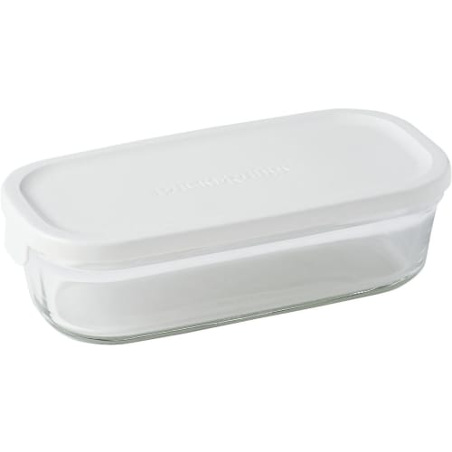 Iwaki Pack & Microwave Storage Containers, Square, 3-Piece Set, White