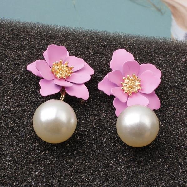 Ginasy Simulated Pearl Gold Plated Drop Earrings Set for Bridal or Fashion Hypoallergenic Jewelry Gift for Women Girls Ginasy Simulated Pearl Gold Plated Drop Earrings Set for Bridal or Fashion Hypoallergenic Jewelry Gift for Women Girls