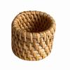 Anneau de serviette tressé en rotin Design tressé fait à la main Anneau de serviette rustique Fermeture à boucle Anneau de serviette réutilisable Porte-serviette Décoration de table