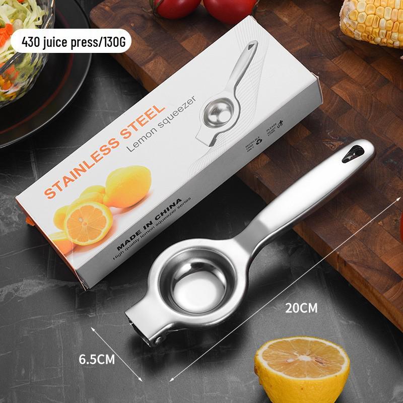 304 Stainless Steel Manual Lemon & Orange Juicer - Kitchen Press Squeezer