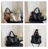 2025 New Women's Crossbody Tote - Large Capacity, Soft Leather, Simple Commute Shoulder Bag