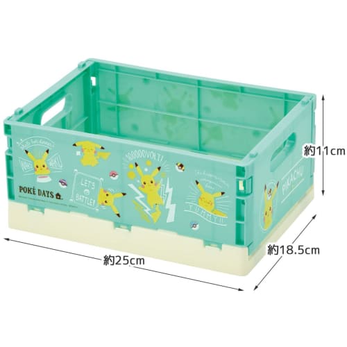 Skater Storage Box Folding Storage Container Box S Pokemon Pokedays CTO1-A