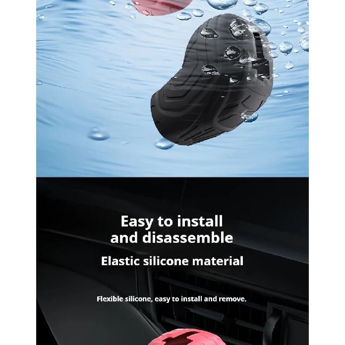 For Volkswagen Tacqua Car Silicone Automatic Gear Shift Knob Cover Tasteless Antislip Shifter Knob Protective Cover