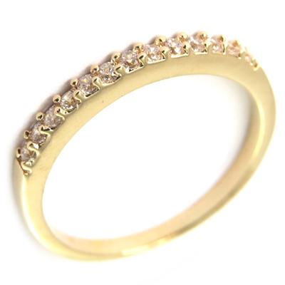 Gold Plated Ring 'Pour La Vie' Golden