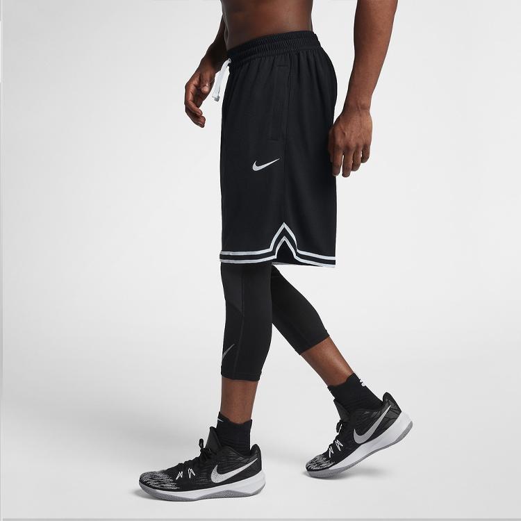 Nike Dry Dna Shorts With Elastic Drawstring Waist Men Bottoms Black 925820-010