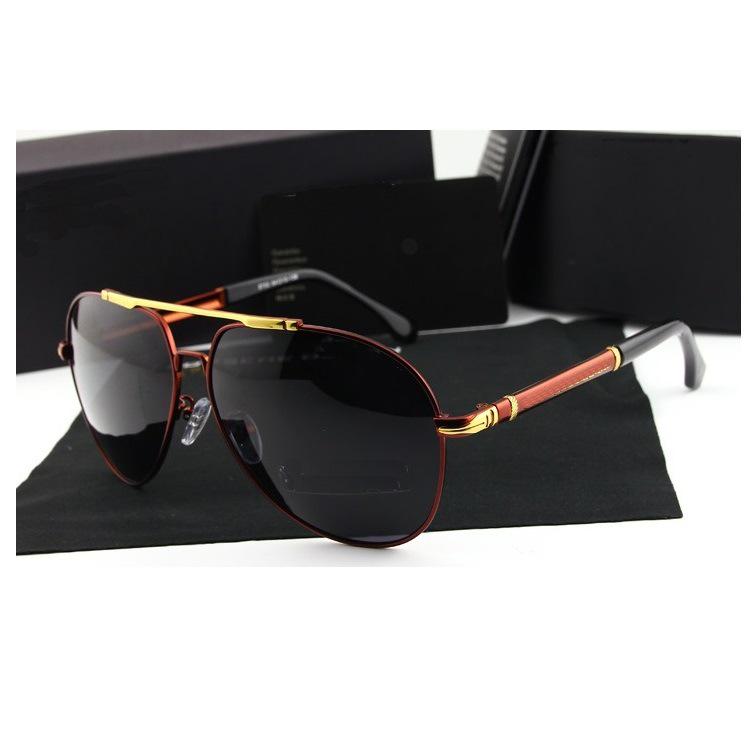 Men's Polarized Sunglasses: European & American Fashion, Large Frame, UV Protection, Ideal for Driving & Fishing.
