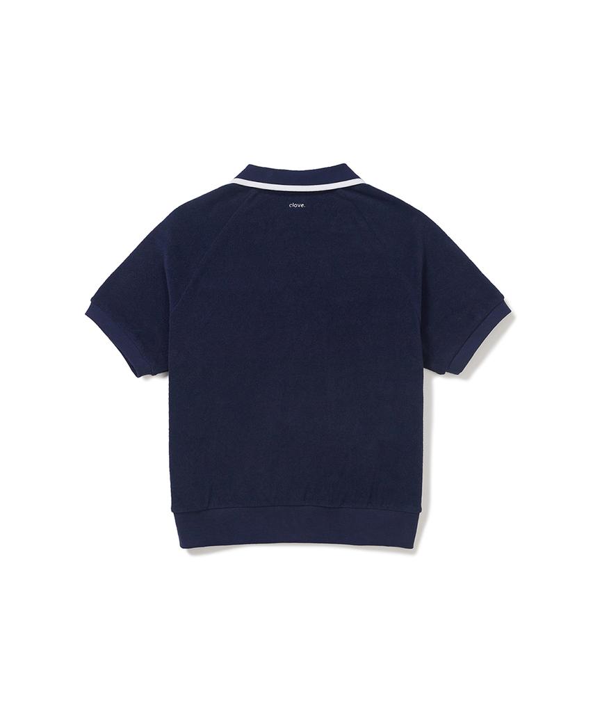 CLOVE [26Sm Clove] Mickey_Terry Top (Navy)
