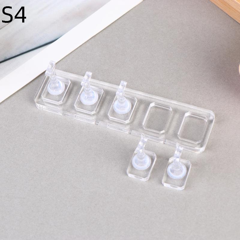 

[ZYAS]1 Set Non-Magnetic Nail Display Acrylic Nail Display Stand Tips Holder Nail Practice Stand Fingernail Manicure Stand Tools