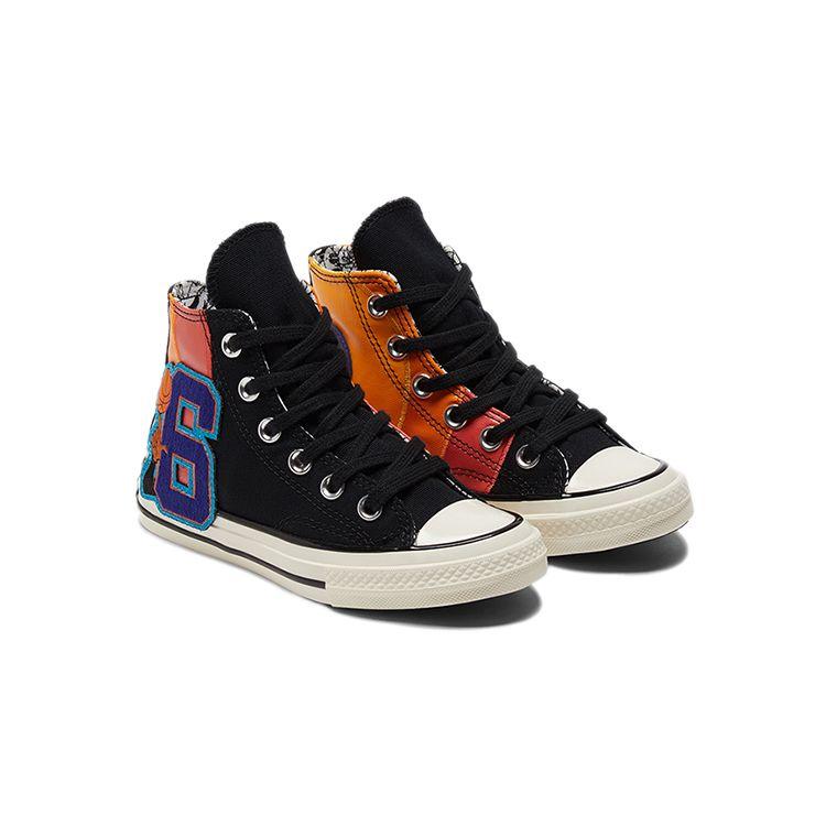 Converse Space Jam X Chuck 70 High PS A New Legacy Kids Sneakers Black Mantra-Orange Multi 372483C