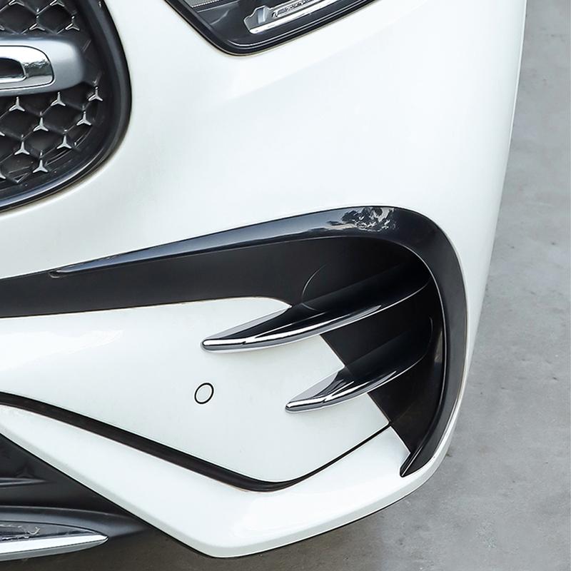 Auto Für Mercedes Benz GLC 2024 Zubehör Front Nebelscheinwerfer Zierleiste Streifen Autoteile Styling Außen Dekoration Aufkleber