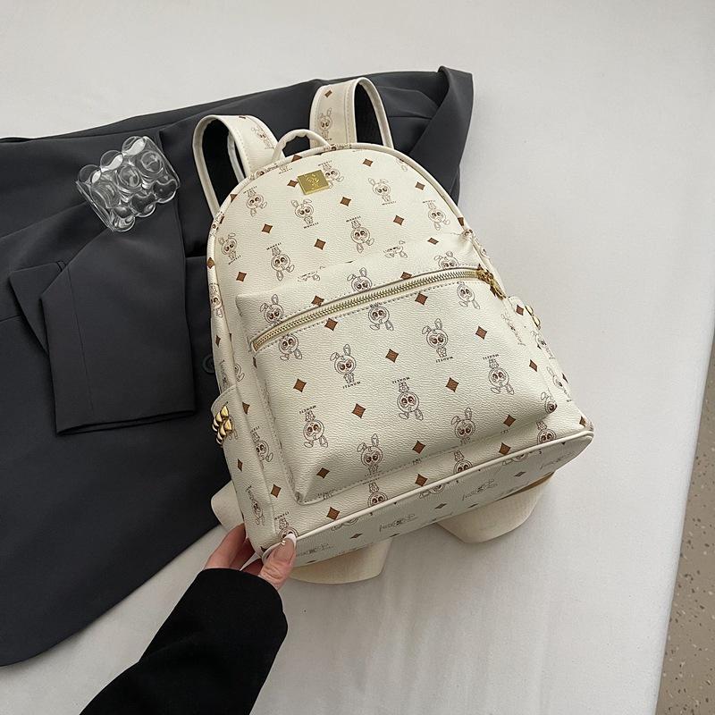 Premium sense retro versatile backpack women's new niche design student bag large capacity backpack