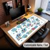 Benutzerdefinierter Name Text Großes Mauspadd, Erstaunliche Welt von Gumball Weiche Rutschfeste Erweiterte Schreibtischmatte Für Home Office