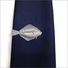 ISHOKUYA (Ishokuya) Angler Series Unique Fish Tie Clip, Tie Clip, Tie Bar, Flatfish