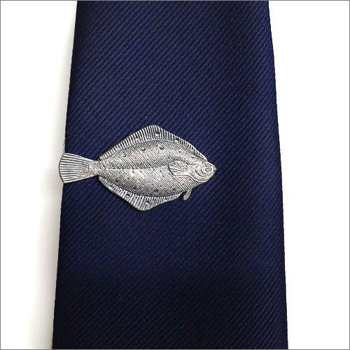 ISHOKUYA (Ishokuya) Angler Series Unique Fish Tie Clip, Tie Clip, Tie Bar, Flatfish
