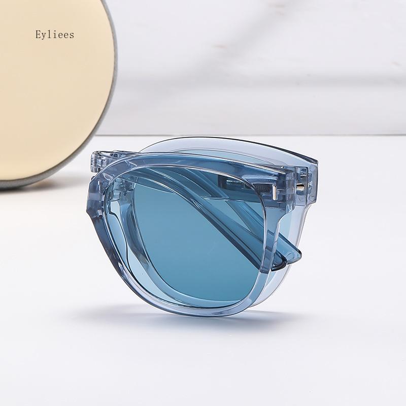 Foldableing Sunglasses Sun Spectacles for Female Fashion Air Cushion Eye Spectacless UV 400 Eye Spectacless Gafas De Sol Hombre