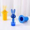 Toothpick Storage Box Large Capacity Dustproof Self-Picking Rabbit Toothpick Holder for Home