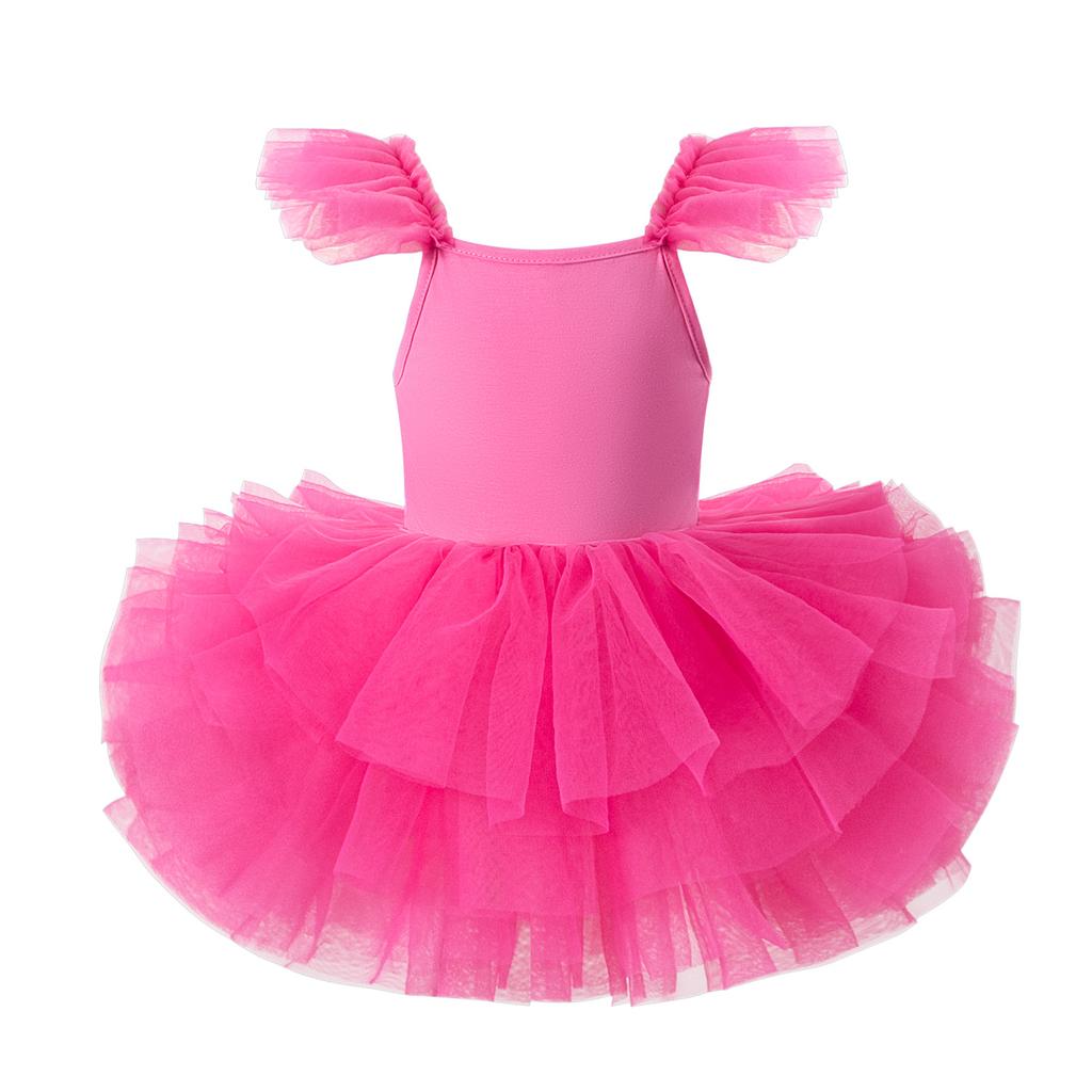 Baby Girls Ballet TuTu Dress 1-8 Years Fashion Professional Kids Dancing Party Dress Performance Costume Princess Wedding Dress