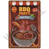 BBQ Zone Metal Sign Vintage Tin Sign Dad`s BBQ Yard Outdoor Party Decoration Plate Retro Barbecue Rules Slogan Decor Accessories