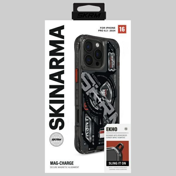 Skinarma Etui Ekho Iphone 16 Pro 6.3    Magnetic Charging Czarny/Black