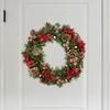Christmas Wreath Decal Removable Garland Decal Party Decor Christmas Wreath Wall Clings For Winter Door Home Party Shop Bathroom