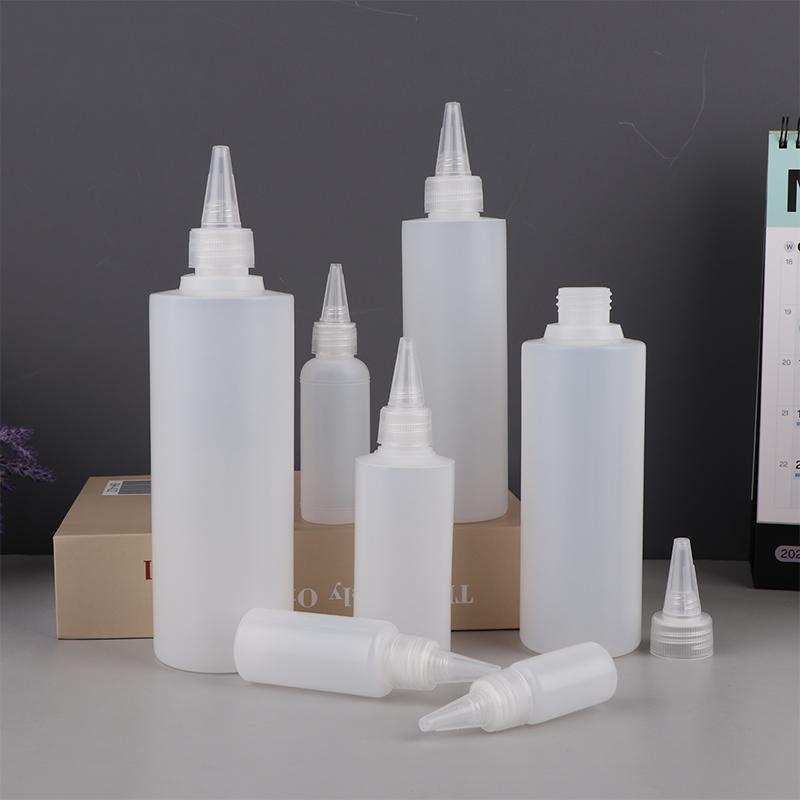10-1000Ml Empty Plastic Squeeze Dropper Bottle With Screw Cap Semi-Transparent Eyes Liquid Ink Oil Paint Pigment Container