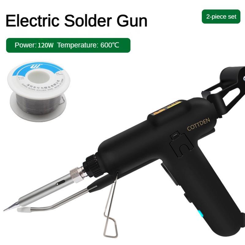 80W/120W High Power Industrial Electric Soldering Gun Electric Soldering Iron Multifunctional Small Soldering Automatic Soldering Feeder