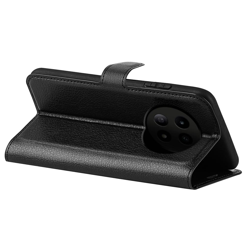 For Realme 12 5G Case Litchi Texture Wallet Cell Phone Cover with Magnetic Clasp