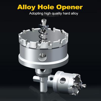 12 Piece Carbide Hole Saw Kit Tipped Hole Saw Drill Bit 1650mm Hole Saw Cutter Set for Metal