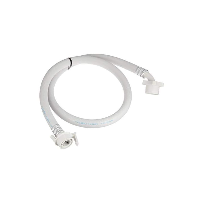 SANEI Washing Machine Water Supply Hose for Fully Automatic Washing Machines, No Outlet, One-Touch Connection, 1m, G3/4 Female Thread, PT17-1X-1