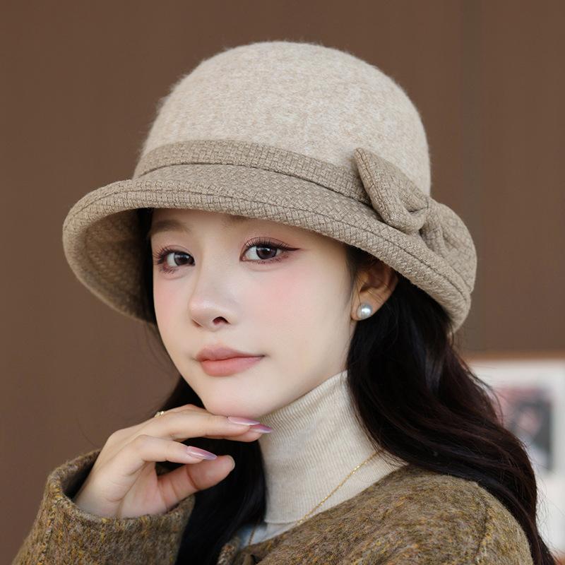 Mother Hat Women's New Autumn and Winter Bucket Hat Winter Models In The Elderly Old Lady Warm Hat Winter Hat for Women, Ladies Winter Hats