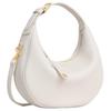 Celine Lulu Gold-Finished Leather Shoulder Tote Bag Women handbags White 120723DPJ.01RC