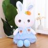 Short Plush Rabbit Plush Toy Soft Material Plush Toy Cute Cartoon Bunny Sleeping Doll  Girls Doll