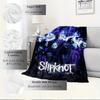 1ks Slipknot, Heavy Metal, Hudební kapela Flanelová deka Lehká měkká pro všechna roční období, Ideální na pohovku, do kanceláře, na postel, na cesty, na kempování Přehoz67
