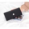 Long Genuine Leather Wallet Women's Folding Large Capacity Wallet New Soft Cowhide Women's Clutch Phone Holder Wallet