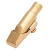 Alto Saxophone Mouthpiece with Cap Metal Brass for Professionals Beginners Sax Replacement