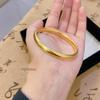 Antique-style High-Quality 7N Gold Bangle, Women's Bracelet from TikTok Collection