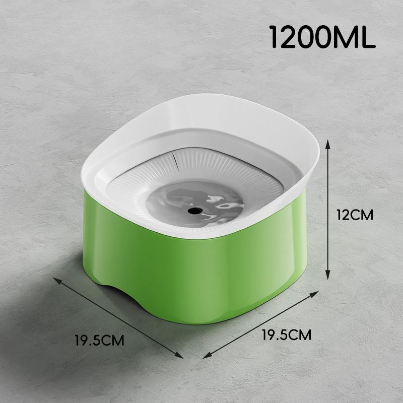 

New Suspended Drinking Bowl Dog Non-Wet Mouth Floating Bowl Puppy Drinker Dog Bowl Buoyancy Bowl зелёный