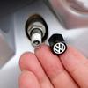 Auto Reifenventilkappe Radventilkappenabdeckung mit Schraubenschlüssel Schlüsselanhänger Für Volkswagen B7 B6 B5 Golf 4 5 6 Polo Passat CC Jetta Mk6 Tiguan Gol Cross