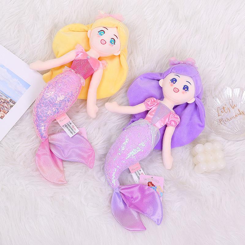 New Doll Mermaid Princess Series Mermaid Plush Toy Doll Plush Doll Children