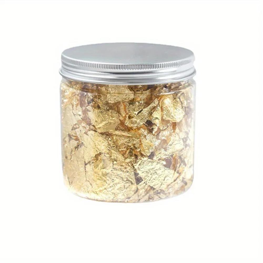 

Металлическая фольга хлопья нерегулярные украшения маникюра инструменты подарки нейл-арт золотой лист золотой