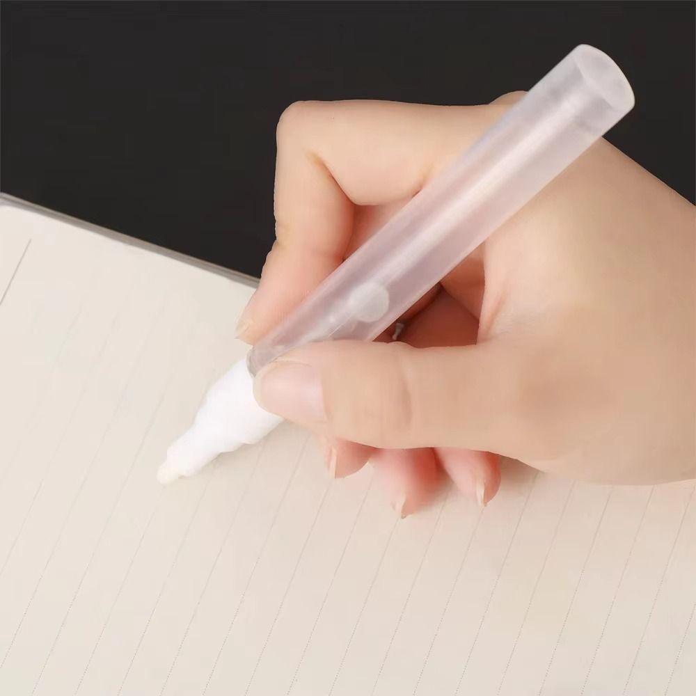 7Pcs Refillable Ink Refillable Paint Pen Round Tilted Flat Head Graffiti Pen Tube  Art Graffiti