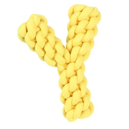 Stimulating Dog Toy Y-shaped Design Bite Resistant Teeth Grinding Reduce Vandalism Promote Health Chewing Pet Toy