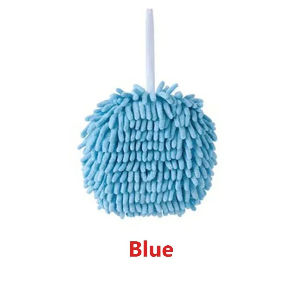 

1 Pc Kitchen Bathroom Hanging Wipe Hand Towel Soft Plush Quick-Drying Hands Wipe Cloth