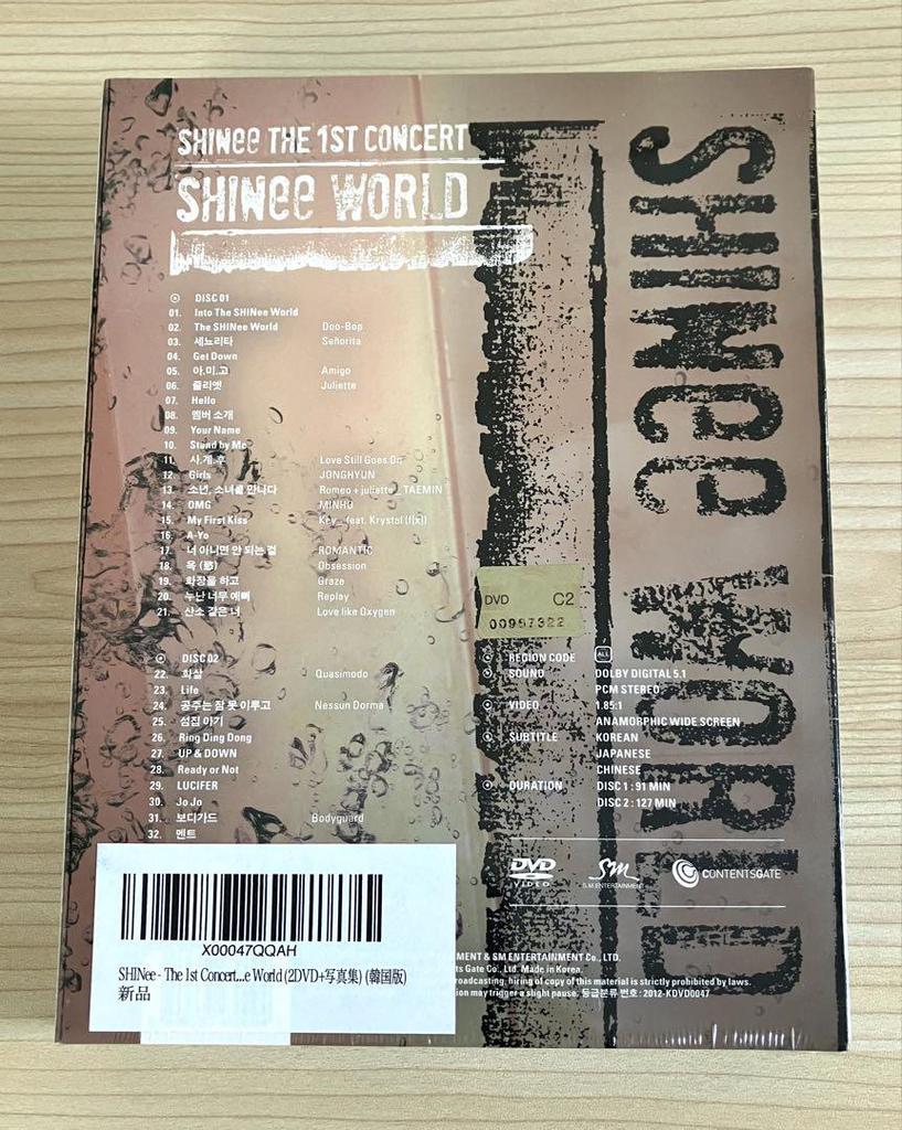 [USED] SHINee THE 1ST CONCERT SHINee WORLD DVD